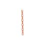 Copper Solid Square Link Rain Chain - For 2.5mtr Drop - Pack of 10