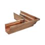 Copper Ogee Gutter External Corner - 135 Degree x 125mm