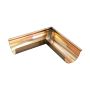 Copper Half Round Gutter External Corner - 90 Degree x 125mm
