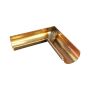 Copper Large Half Round Gutter Internal Corner - 90 Degree x 165mm