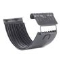 Galeco Steel Gutter Union - 120mm Graphite Grey