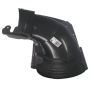 Galeco Steel Gutter Internal Adjustable Angle - 100 to 165 Degree x 135mm Black