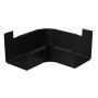 Galeco Square Steel Gutter Internal Corner - 125mm Black