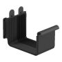 Galeco Square Steel Gutter Union - 125mm Graphite