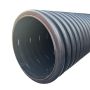 Twinwall Perforated Pipe - 300mm (I.D.) x 3mtr Black