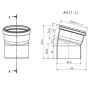 Drainage Bend Single Socket - 15 Degree x 110mm - Pack of 36