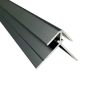 Compact Composite Wall Panel 4mm External Corner - 2440mm Black Tile