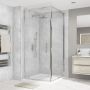Wetwall Bathroom Wall Panel - 2440mm x 1200mm x 4mm - Fossil Stone