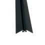 Wetwall Bathroom Alloy Panel 4mm Internal Corner - 2440mm Matt Black