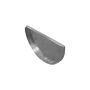 Zinc Large Half Round Gutter Stop End - 165mm