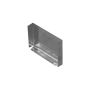 Zinc Box Gutter Stop End - 80mm