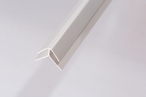 Storm Internal Cladding PVC External Corner - 2700mm White - For Bathrooms/ Kitchens/ Ceilings