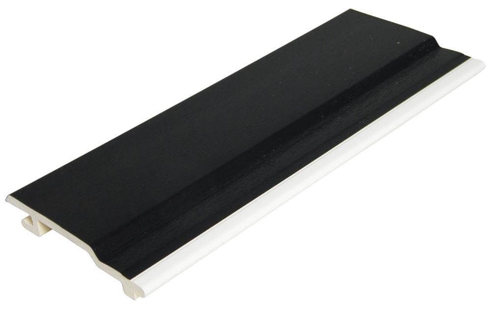 FloPlast V Joint Cladding - 100mm x 5mtr Black Ash Woodgrain