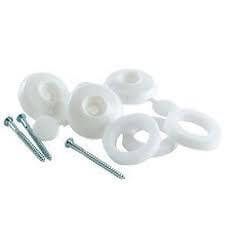 Fixing Buttons - for 16mm Polycarbonate Sheets White - Box of 10