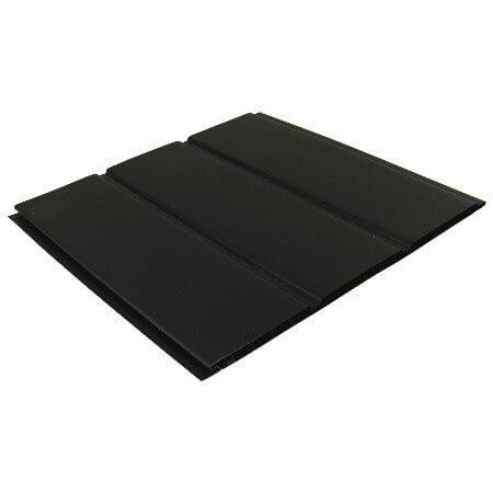 Hollow Soffit Board - 300mm x 10mm x 5mtr Black Ash Woodgrain
