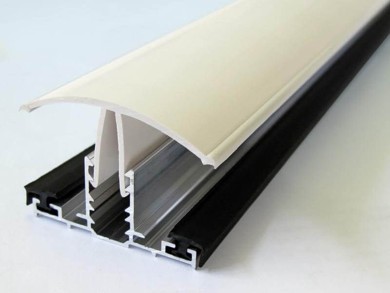 PVC Capped Rafter Bar Rafter Supported - 2mtr White