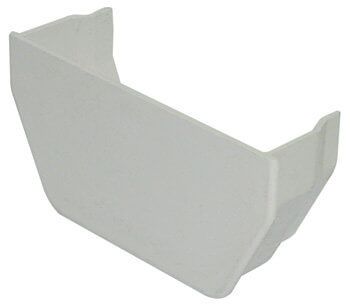 FloPlast Square Gutter Internal Stopend - 114mm White