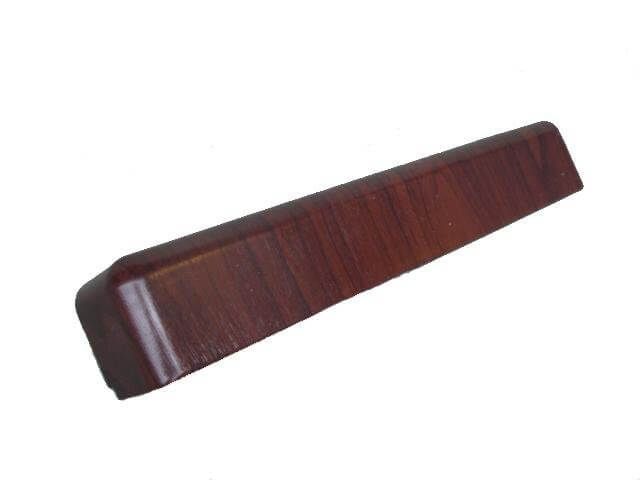 Replacement Fascia Double End Corner - 500mm x 35mm Rosewood