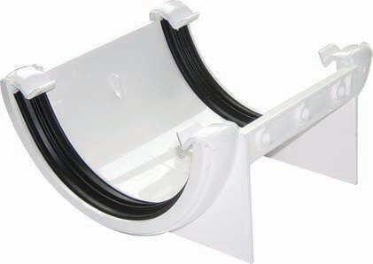 FloPlast Mini Gutter Union Bracket - 76mm White