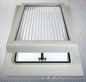 Roof Vent - for 25mm Polycarbonate Sheet White