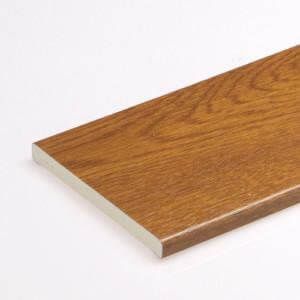 FloPlast Soffit Board - 250mm x 10mm x 5mtr Golden Oak