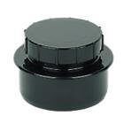 FloPlast Ring Seal Soil Access Plug - 110mm Black