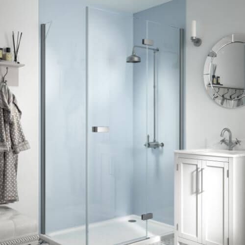Acrylic Shower Wall Panel - 1220mm x 2440mm x 4mm Sky