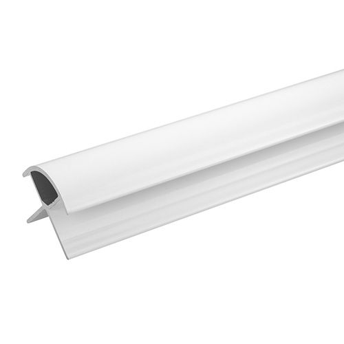 Compact Shower Wall External Angle Trim - 2450mm White
