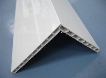 PVC Hollow Angle - 100mm x 80mm x 5mtr White