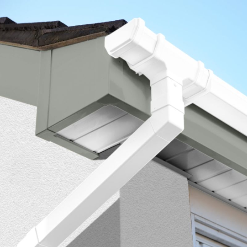 400mm Agate Grey Woodgrain Fascia Board - 18mm x 5mtr