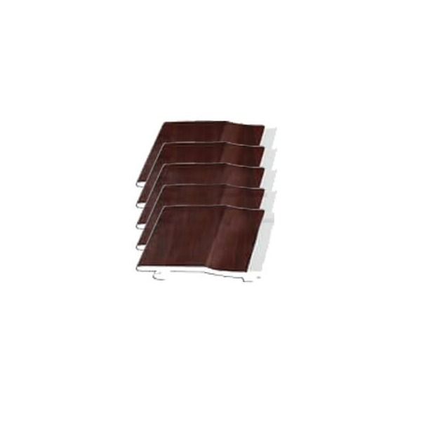 FloPlast Shiplap Cladding - 150mm x 5mtr Rosewood - Pack of 5