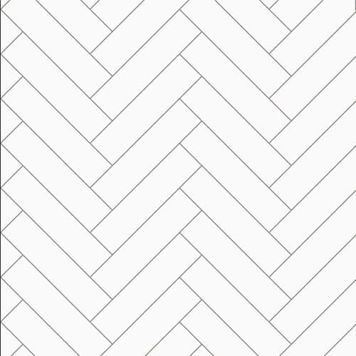 Internal Cladding Panel - 250mm x 2600mm x 8mm Chevron White - Pack of 4 - For Bathrooms/ Kitchens/ Ceilings
