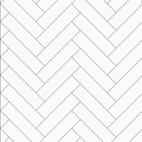 Internal Wall Panel - 250mm x 2600mm x 8mm Chevron White - Pack of 4