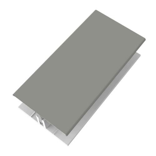 Natura Cladding Two-Part Aluminium H Trim - 5mtr For Grey Cedar - Pack of 2