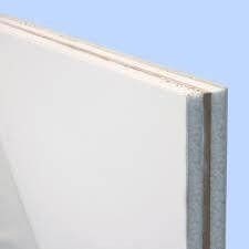 Flat Door Panel MDF-Reinforced - 750mm x 750mm x 24mm Polar White