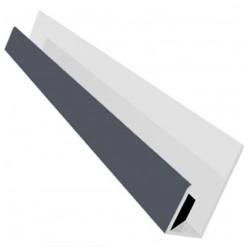 Weatherboard Cladding Universal Edge Trim - 3mtr Slate Grey