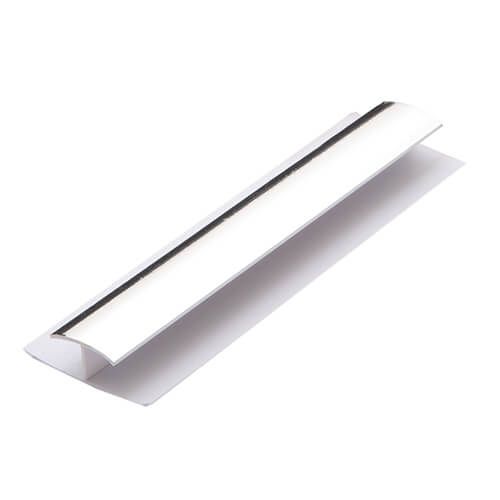 Guardian Internal Cladding PVC Division Bar H Trim - 2700mm x 10mm Chrome - For Bathrooms/ Showers