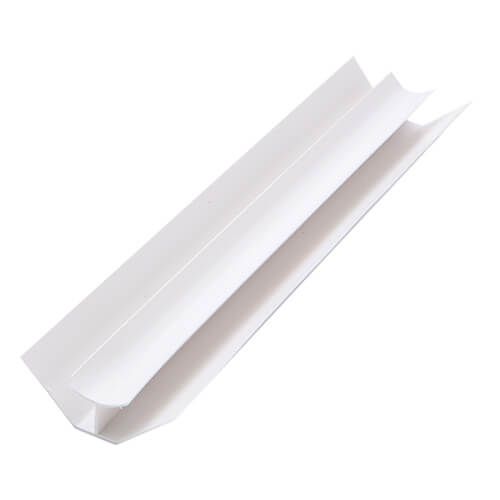 Guardian Internal Cladding PVC Internal Corner - 2700mm x 8mm White - For Bathrooms/ Kitchens/ Ceilings
