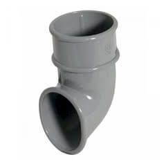 FloPlast Mini Gutter Downpipe Shoe - 50mm Grey