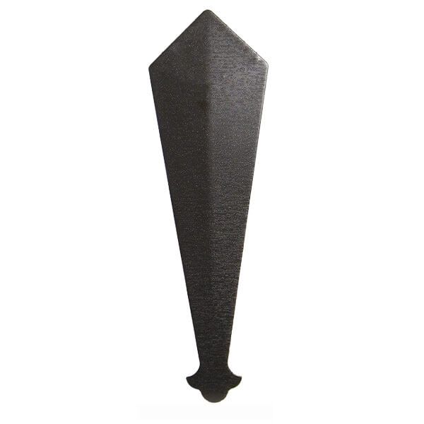 Fascia Bargeboard Finial - 340mm Black Ash Woodgrain