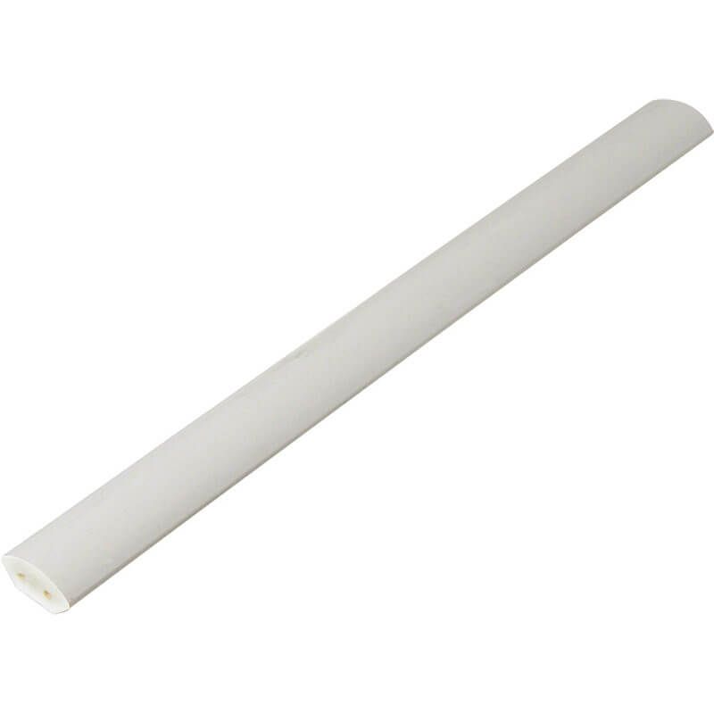 PVC Quadrant - 12mm x 5mtr White