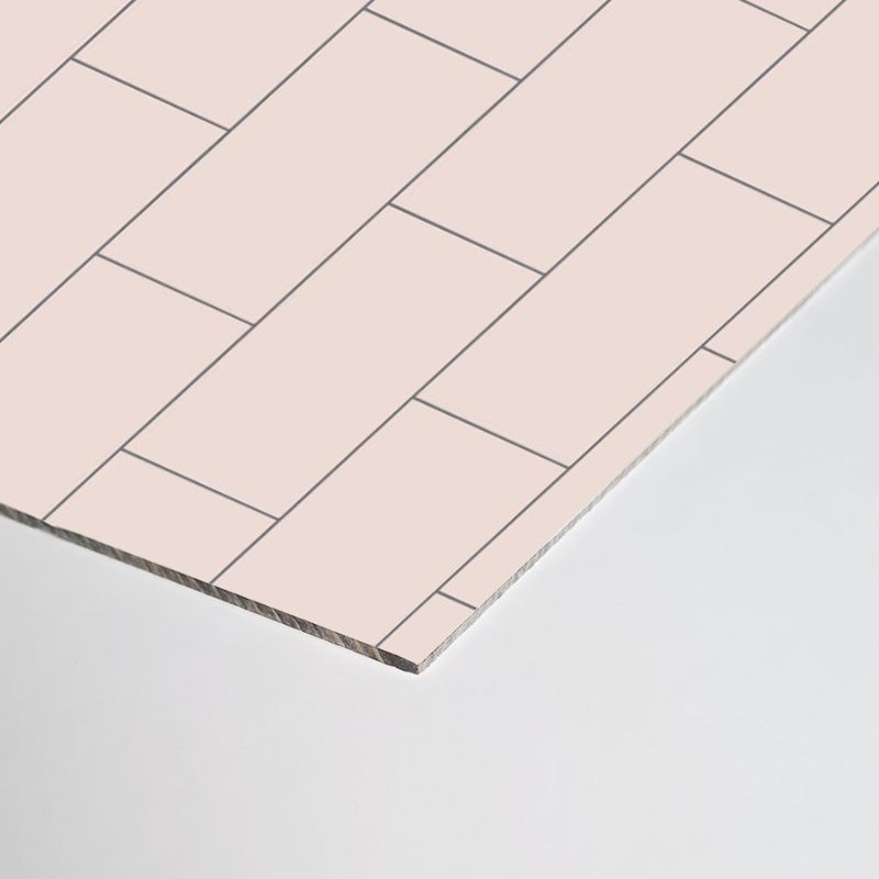 Compact Composite Vertical Wall Panel - 2440mm x 1220mm x 3mm - Blush