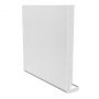 400mm White Woodgrain Fascia Board - 18mm x 5mtr - Pack of 2