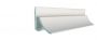 Hygiene Cladding Internal Corner - for 2-3mm Sheets x 3mtr Length White