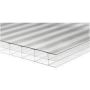 PolyX Polycarbonate Sheet Triplewall - 16mm x 600mm x 2mtr Clear