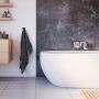 Laminate Shower Wall Panel Square Edge - 900mm x 2440mm x 10.5mm Grigio Marble