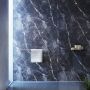 Laminate Shower Wall Panel Square Edge - 900mm x 2440mm x 10.5mm Phantom Marble