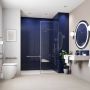 Compact Shower Wall Panel - 1220mm x 2440mm x 3mm Midnight Blue