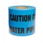 Underground Warning Tape - Water Pipe 150mm x 365mtr