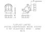 FloPlast Multi Fit Compression Waste Adjustable Bend - 0-90 Degree x 32mm